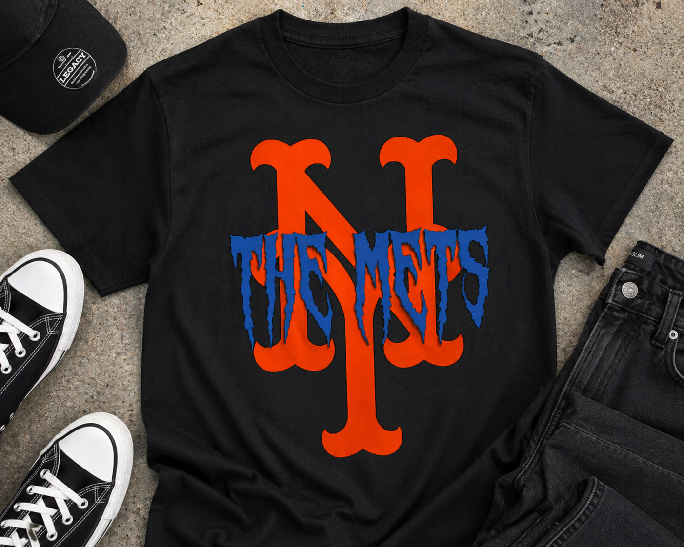 Death Metal Go Mets SVG File