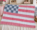 Patriotic Rag Quilt | Made to Order