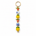 Amalfi Lemon Beaded Bag Charm & Keychain