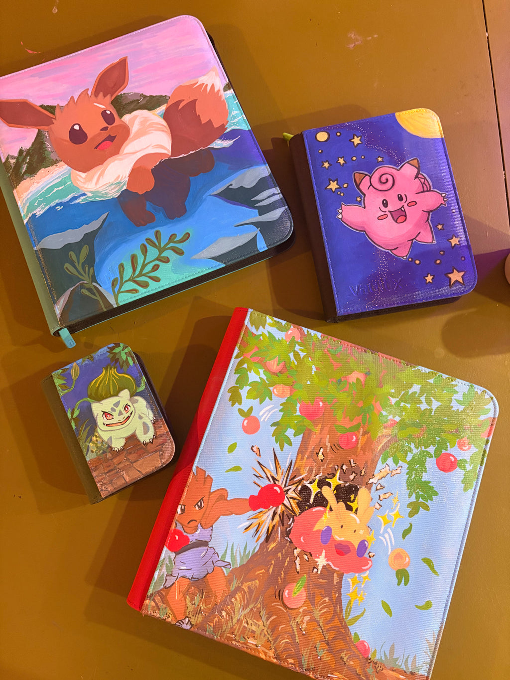 Hand-Painted Custom TCG or COLLECTIBLE CARDS Binder Commission