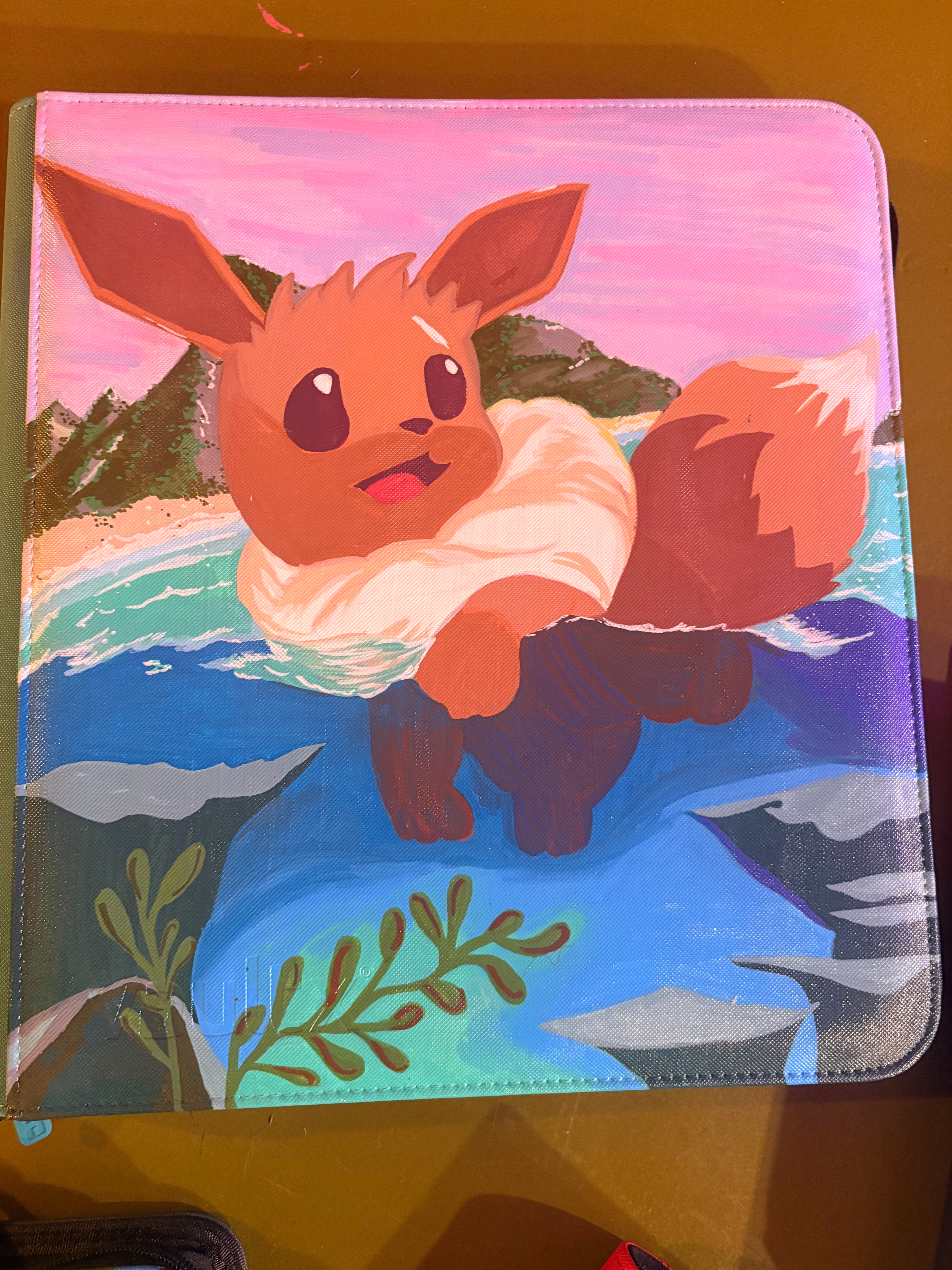 Hand-Painted Custom TCG or COLLECTIBLE CARDS Binder Commission